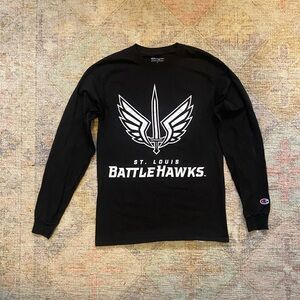 Champion Brand St, Louis Battlehawks Women’s Long Sleeve Tee Shirt